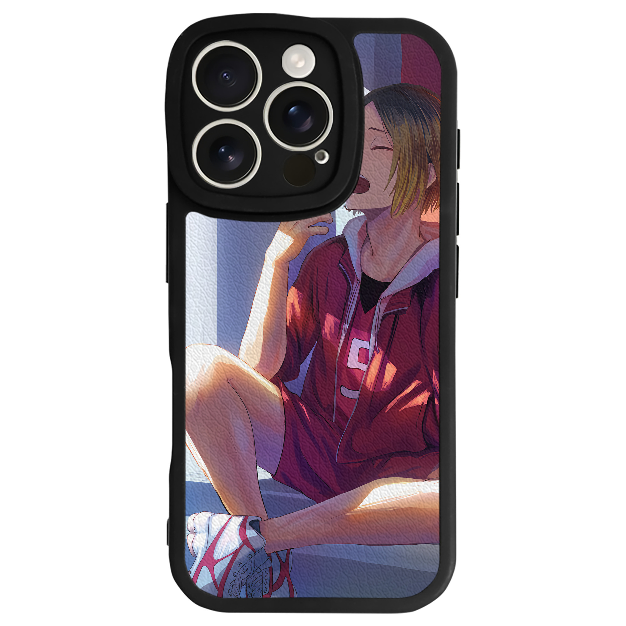 （画像用） ハイキュー!! Haikyu!! 【iPhone 16シリーズ対応】シリコンスマホケース（レザー調） 材質：シリコン